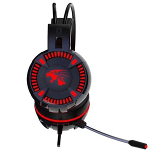 Fones de ouvido para jogos com fio com microfone