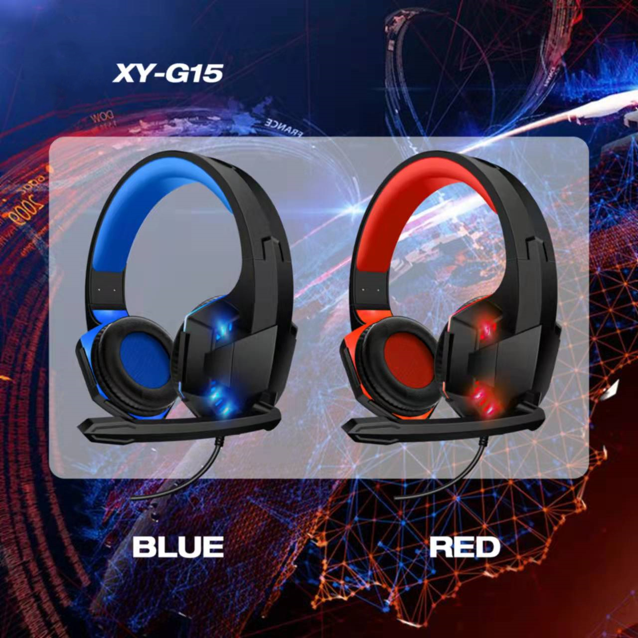 Fones de ouvido para jogos com microfone