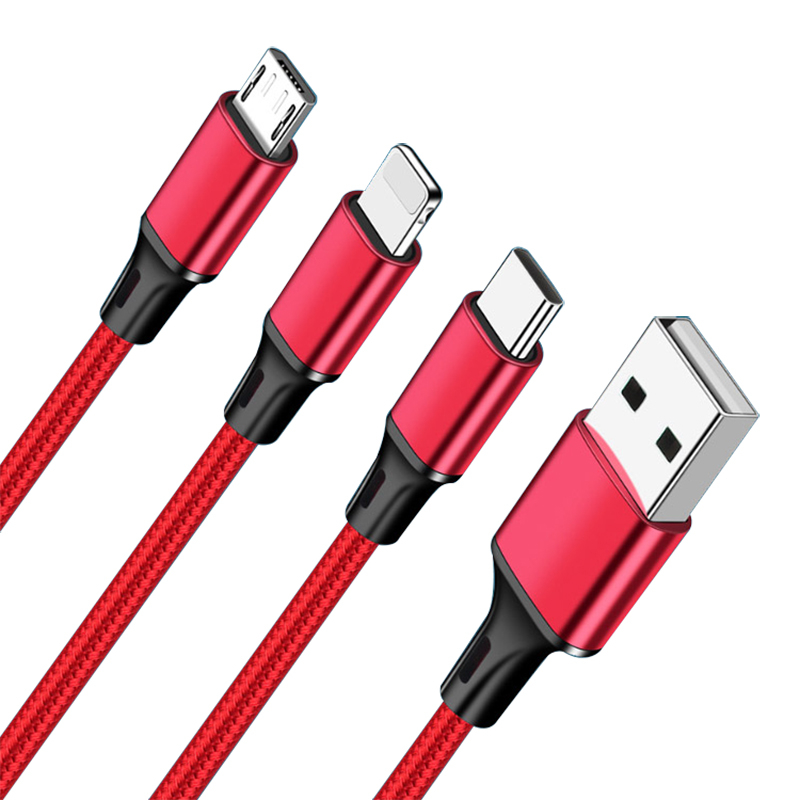 Cabo de transferência de dados 3 em 1